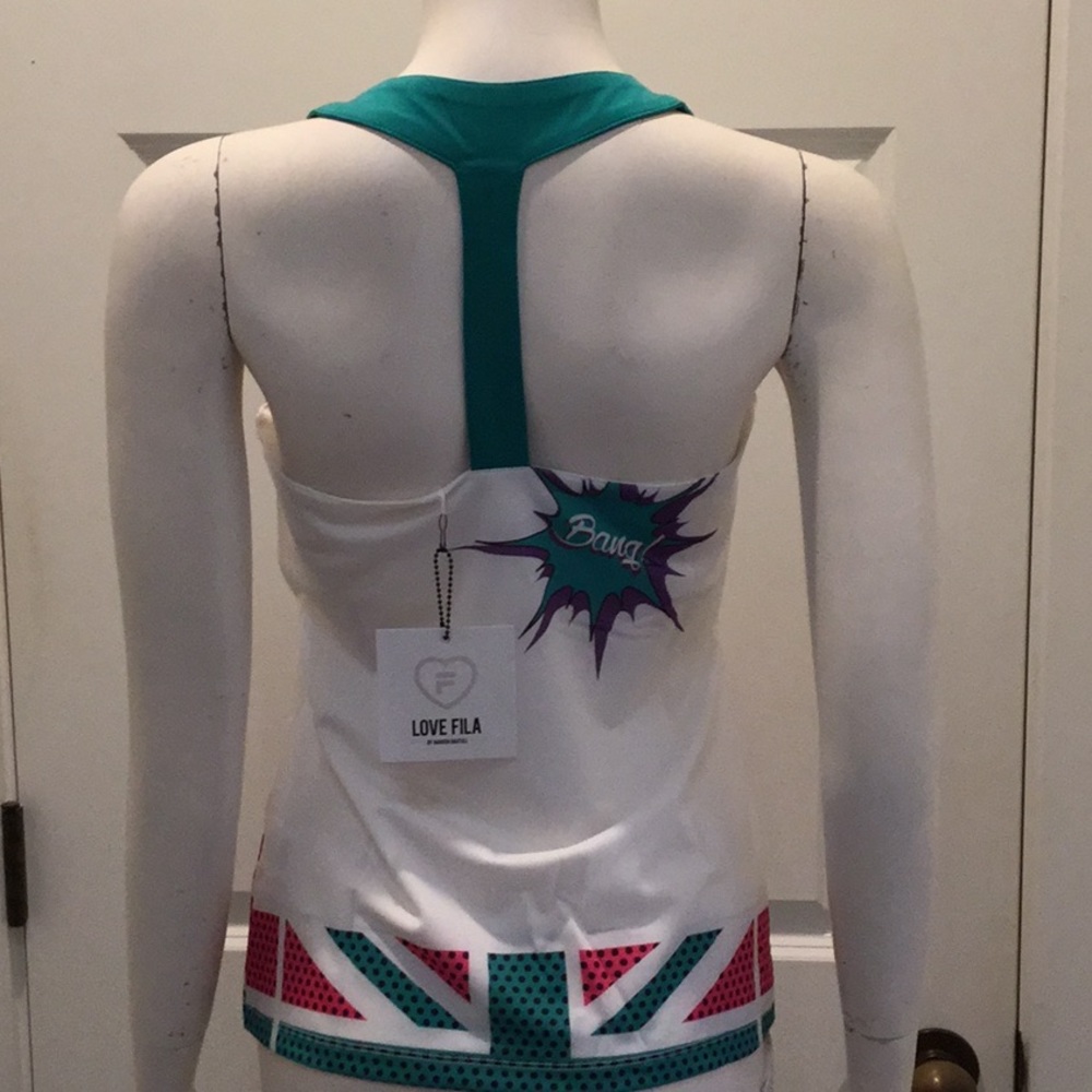 Marion Bartoli for Fila tennis tank size M, NWT! - Picture 2 of 3